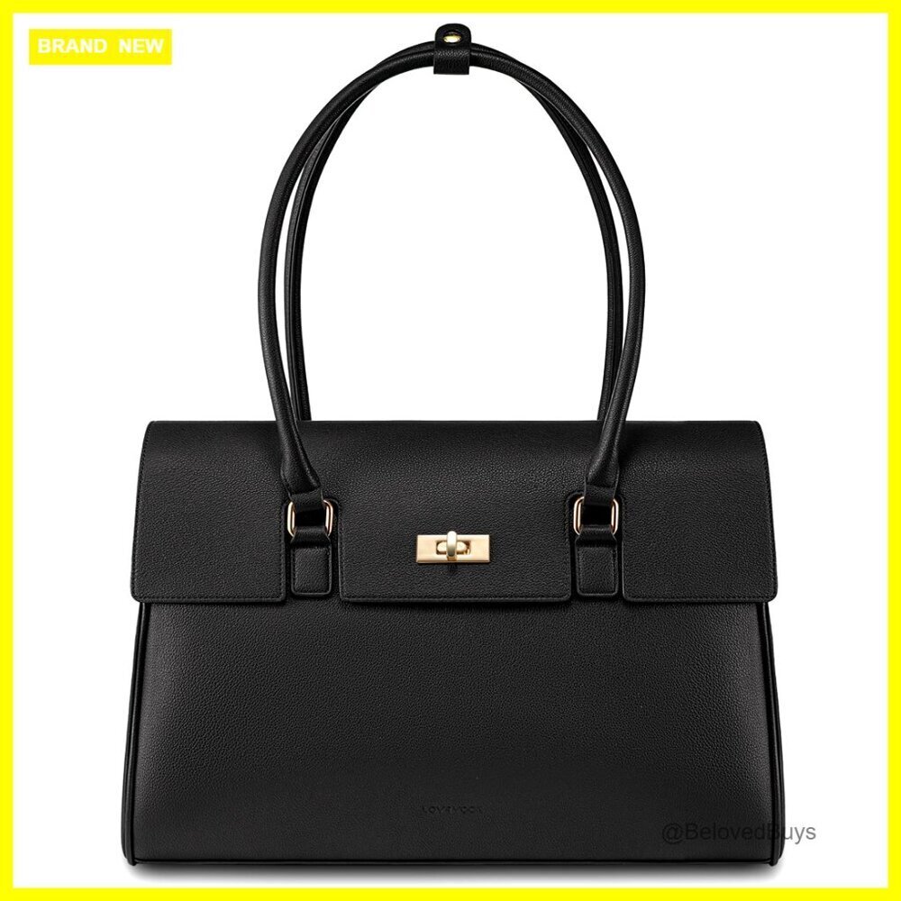 Waterproof Laptop Messenger Bag for Women, 15.6 Inch Professional Work Tote